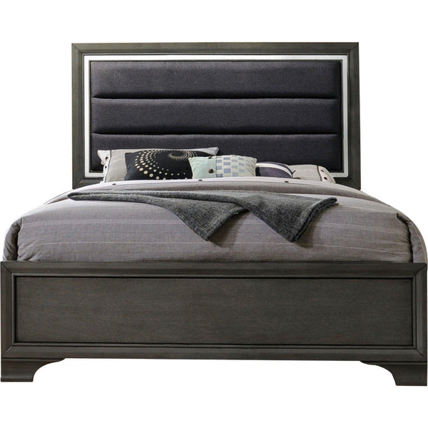 Acme Furniture Carine II Queen Panel Bed in Gray 26260Q image