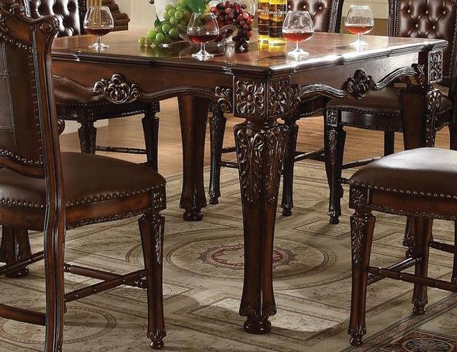 Acme Vendome Square Counter Height Table in Cherry 62025 CLOSEOUT image