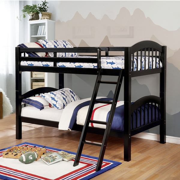 Coney Island Black Twin/Twin Bunk Bed image