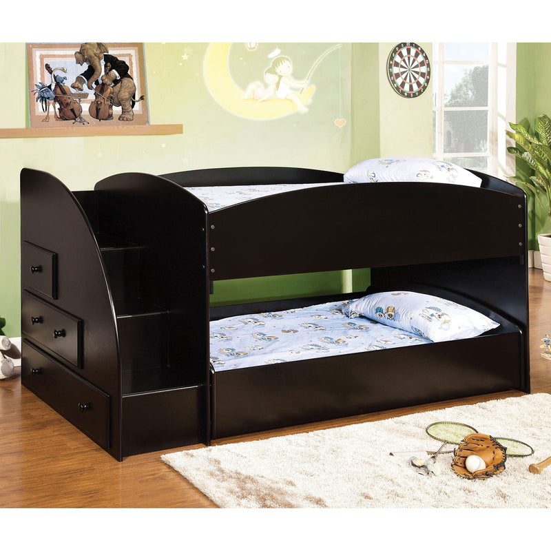 Merritt Black Twin/Twin Bunk Bed image