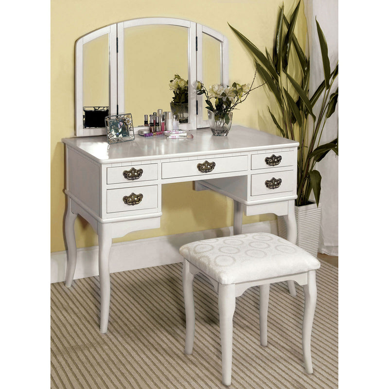 Ashland White Vanity Table image