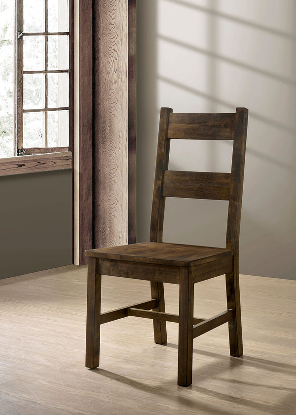 Kristen Rustic Oak Side Chair (2/CTN) image