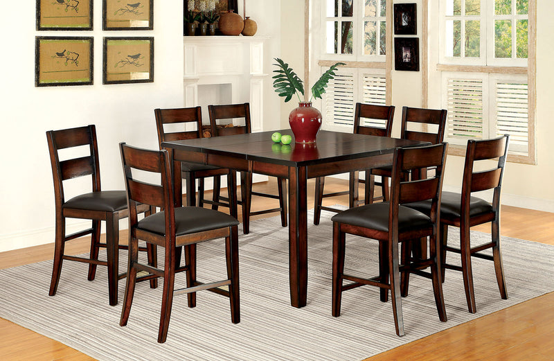 DICKINSON II Dark Cherry 9 Pc. Counter Ht. Dining Table Set image