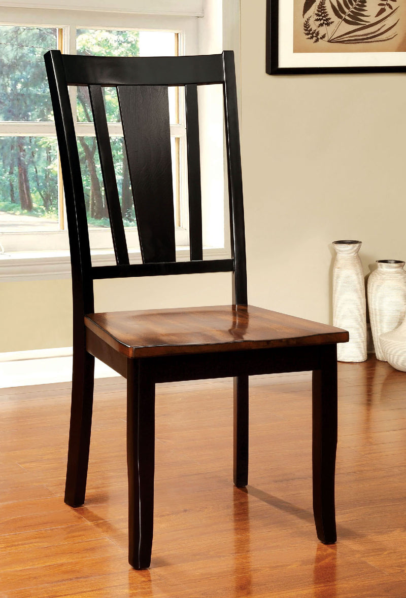 DOVER Black/Cherry Side Chair (2/CTN) image