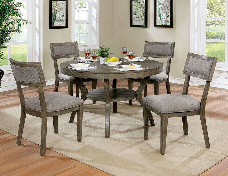 Leeds Gray Round Dining Table image