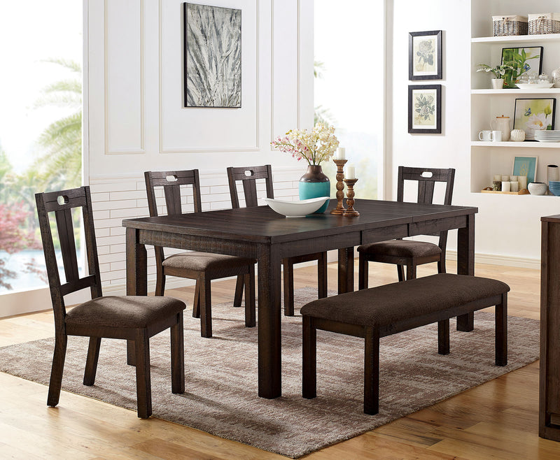 BURTON 6 Pc. Dining Table Set w/ Bench image