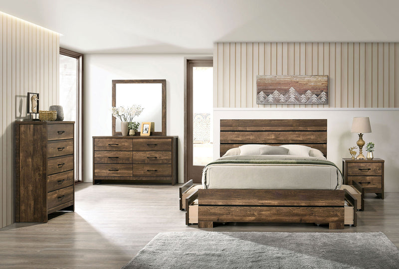 DUCKWORTH Queen Bed, Light Walnut image