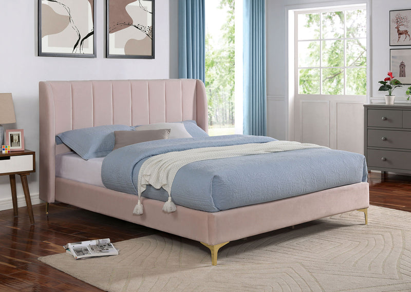 PEARL Queen Bed, Light Pink image