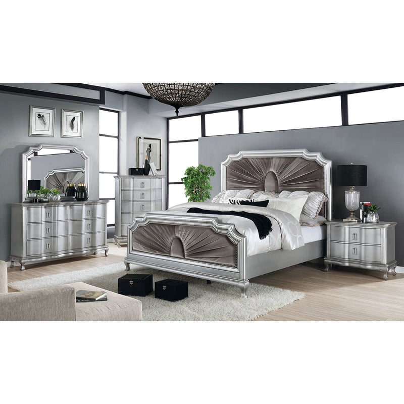 AALOK 5 Pc. Queen Bedroom Set w/ Chest image