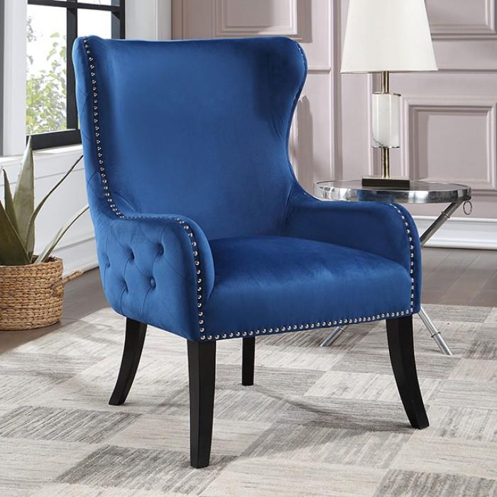 SOLEDAD Accent Chair, Navy image