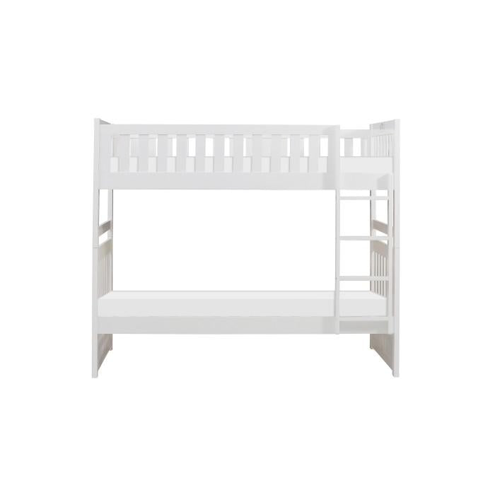 Homelegance Galen Twin/Twin Bunk Bed w/ Twin Trundle in White B2053W-1*R image