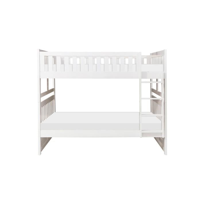 Homelegance Galen Full/Full Bunk Bed w/ Twin Trundle in White B2053FFW-1*R image