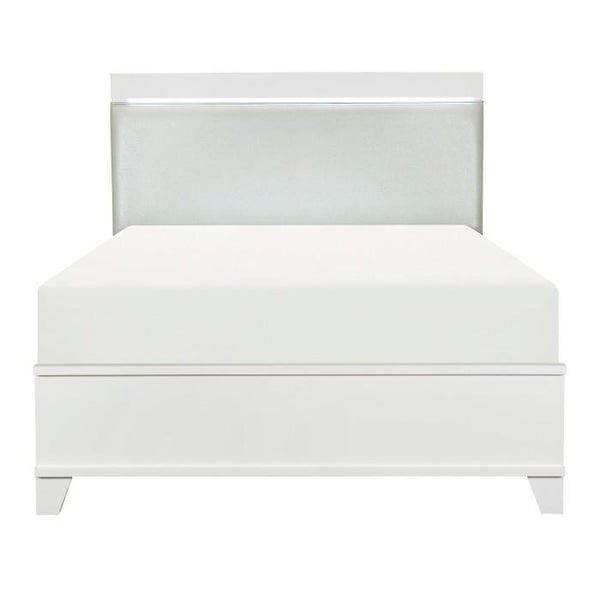 Homelegance Kerren King Platform Bed in White 1678WK-1EK* image